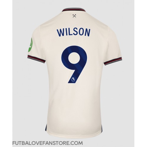 West Ham United Callum Wilson #9 Vonkajší futbalový dres 2025-26 Krátky Rukáv West Ham United Callum Wilson #9 Vonkajší futbalový dres 2025-26 Krátky Rukáv
